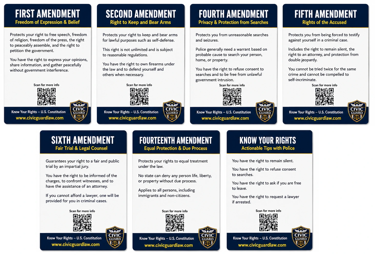 business cards set